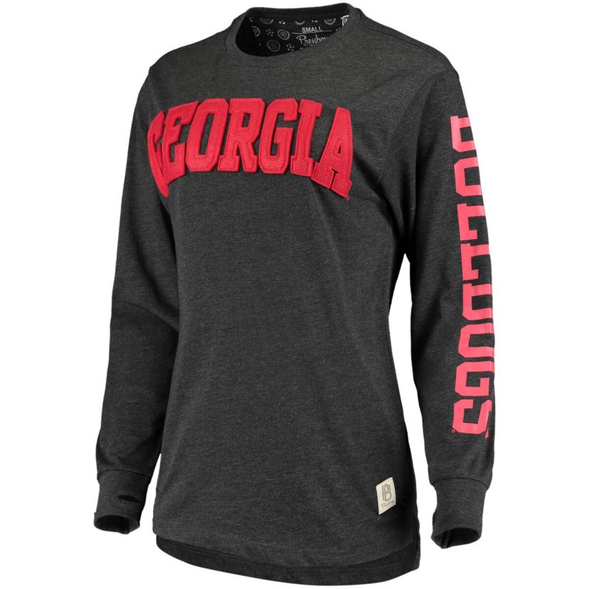 NCAA Georgia Bulldogs Two-Hit Canyon Long Sleeve T-Shirt