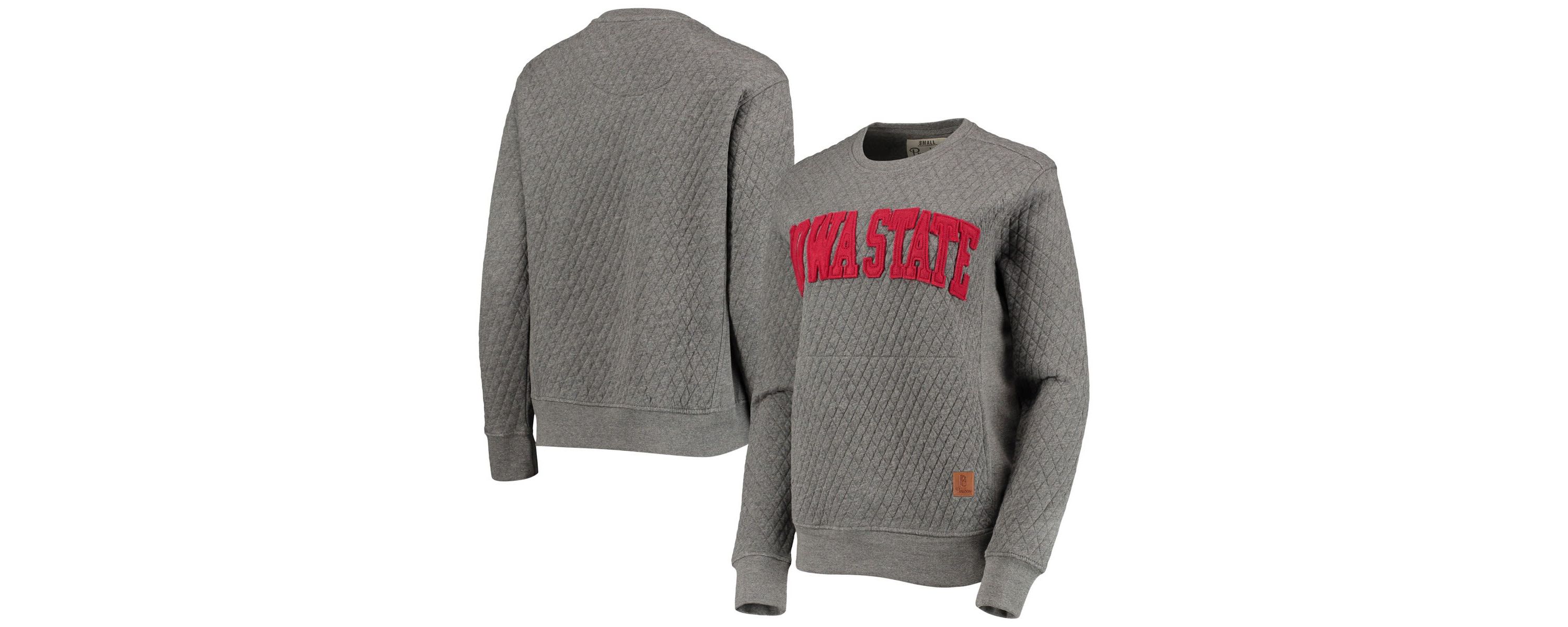 NCAA Iowa State Cyclones Moose Quilted Pullover Sweatshirt