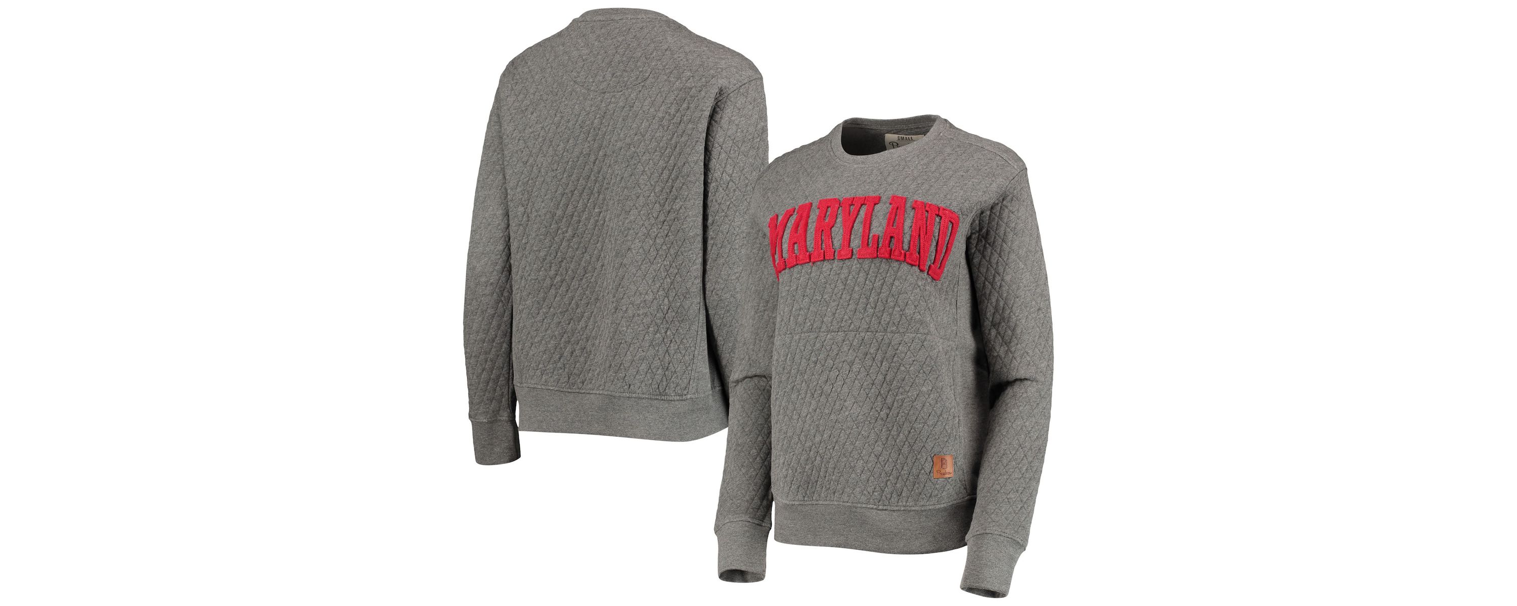 NCAA Maryland Terrapins Moose Quilted Pullover Sweatshirt