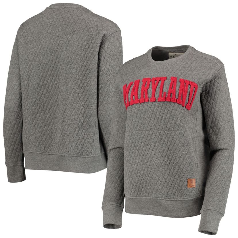 NCAA Maryland Terrapins Moose Quilted Pullover Sweatshirt