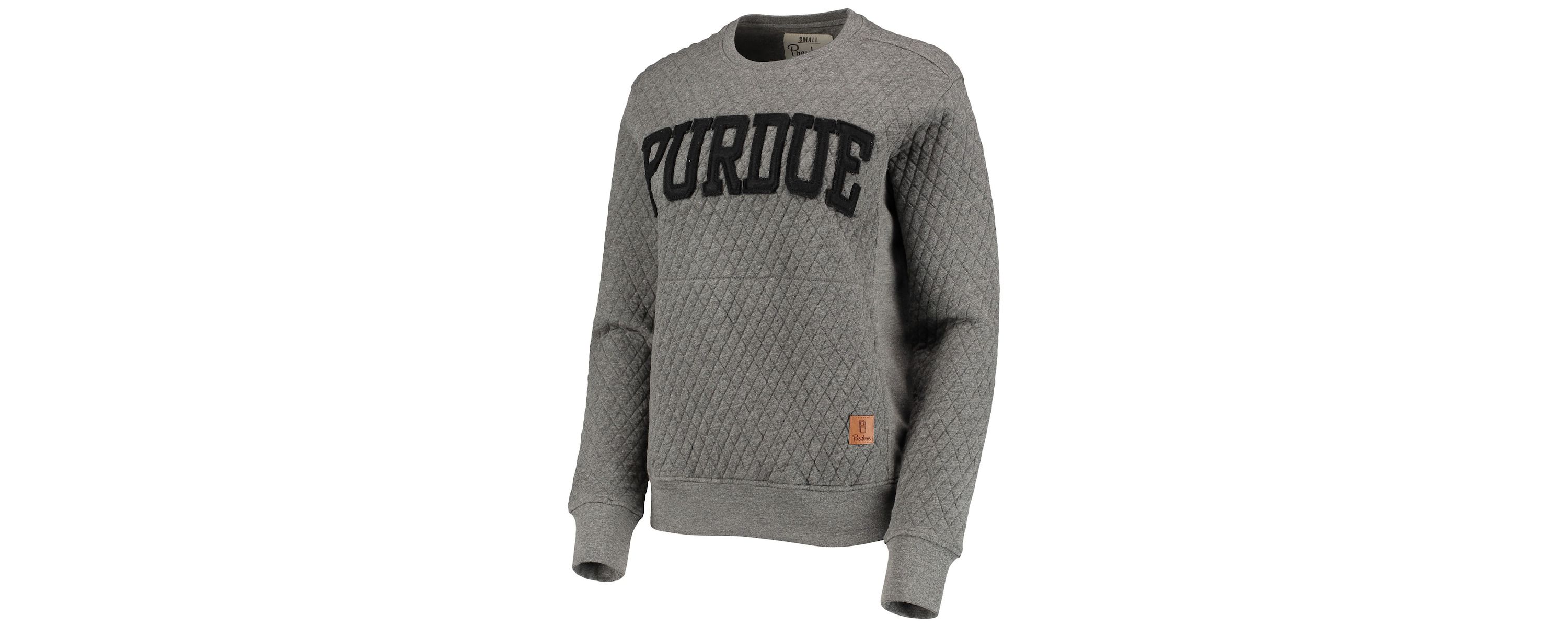 NCAA Purdue Boilermakers Moose Quilted Pullover Sweatshirt