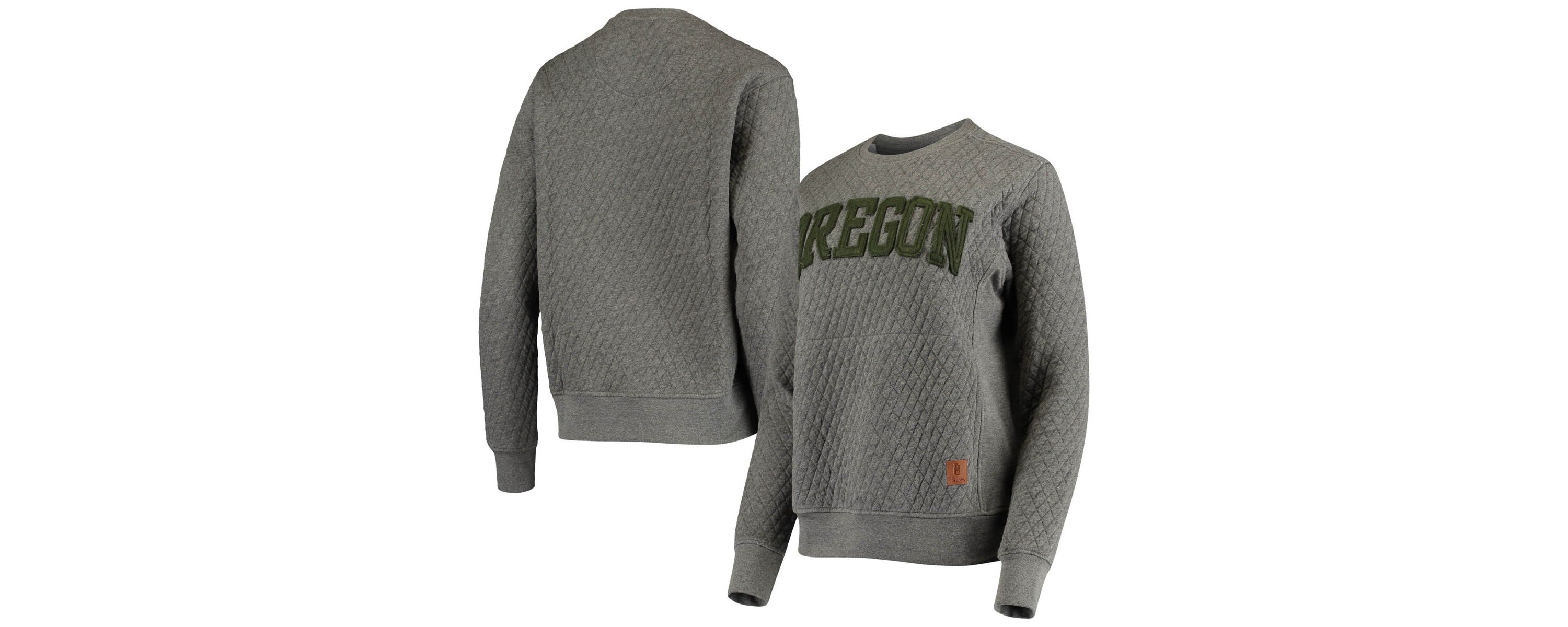 NCAA Oregon Ducks Moose Quilted Pullover Sweatshirt