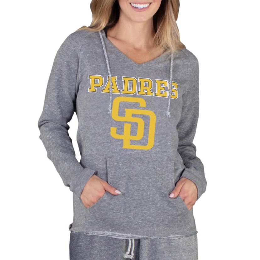 MLB San Diego Padres Mainstream Terry Long Sleeve Hoodie Top