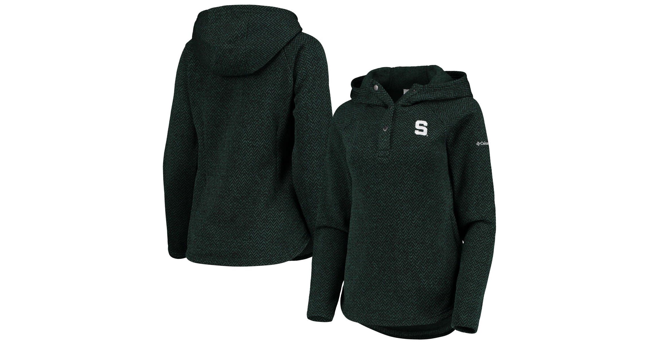 NCAA Michigan State Spartans Darling Days Raglan Fleece Pullover Hoodie