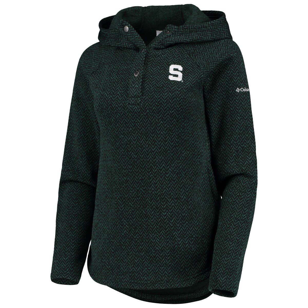 NCAA Michigan State Spartans Darling Days Raglan Fleece Pullover Hoodie
