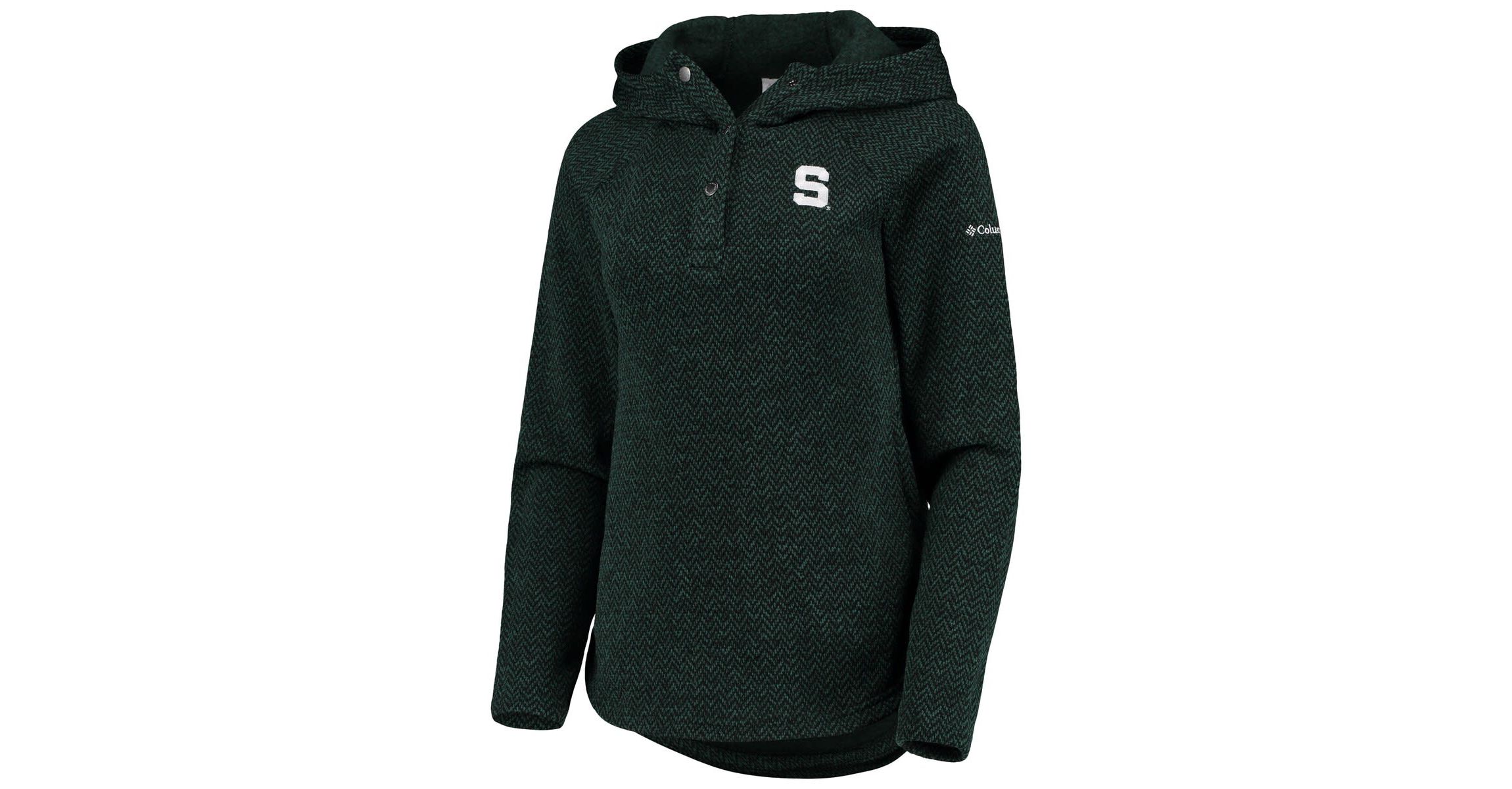 NCAA Michigan State Spartans Darling Days Raglan Fleece Pullover Hoodie
