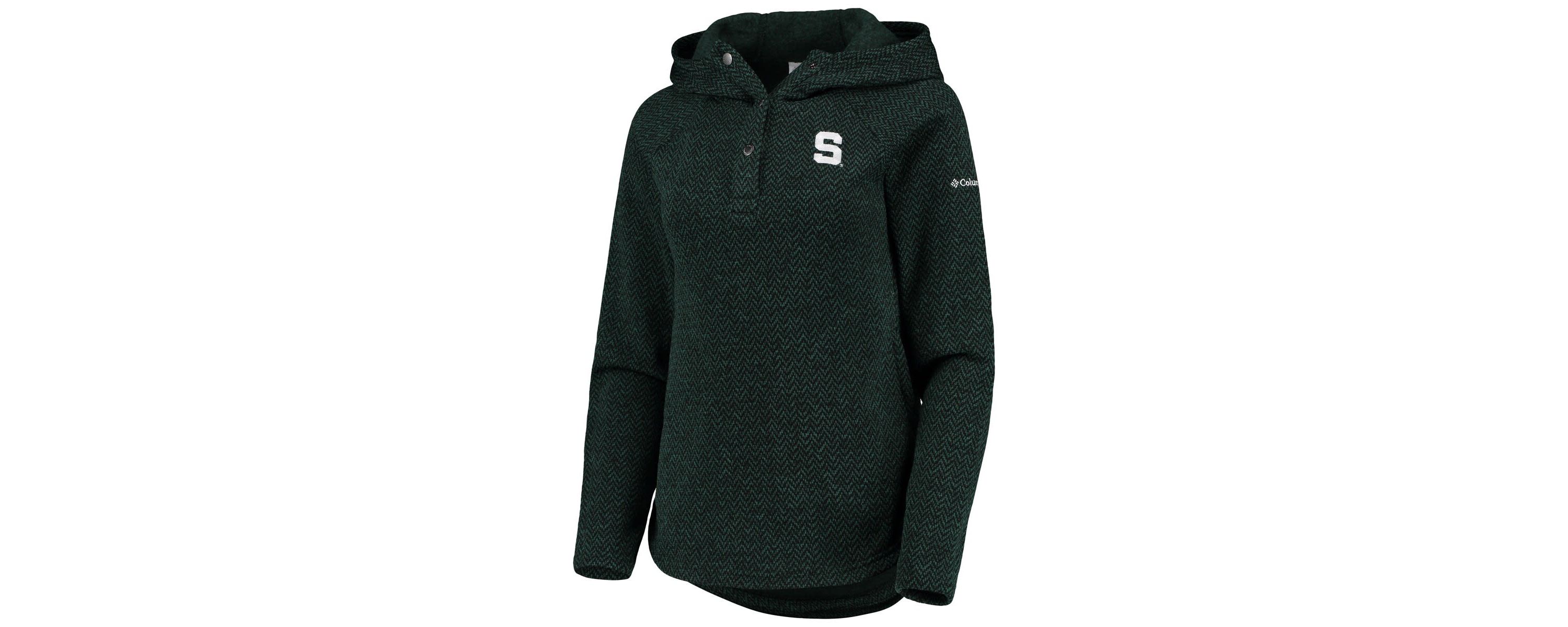 NCAA Michigan State Spartans Darling Days Raglan Fleece Pullover Hoodie