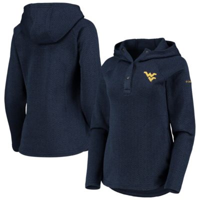 NCAA West Virginia Mountaineers Darling Days Raglan Fleece Pullover Hoodie