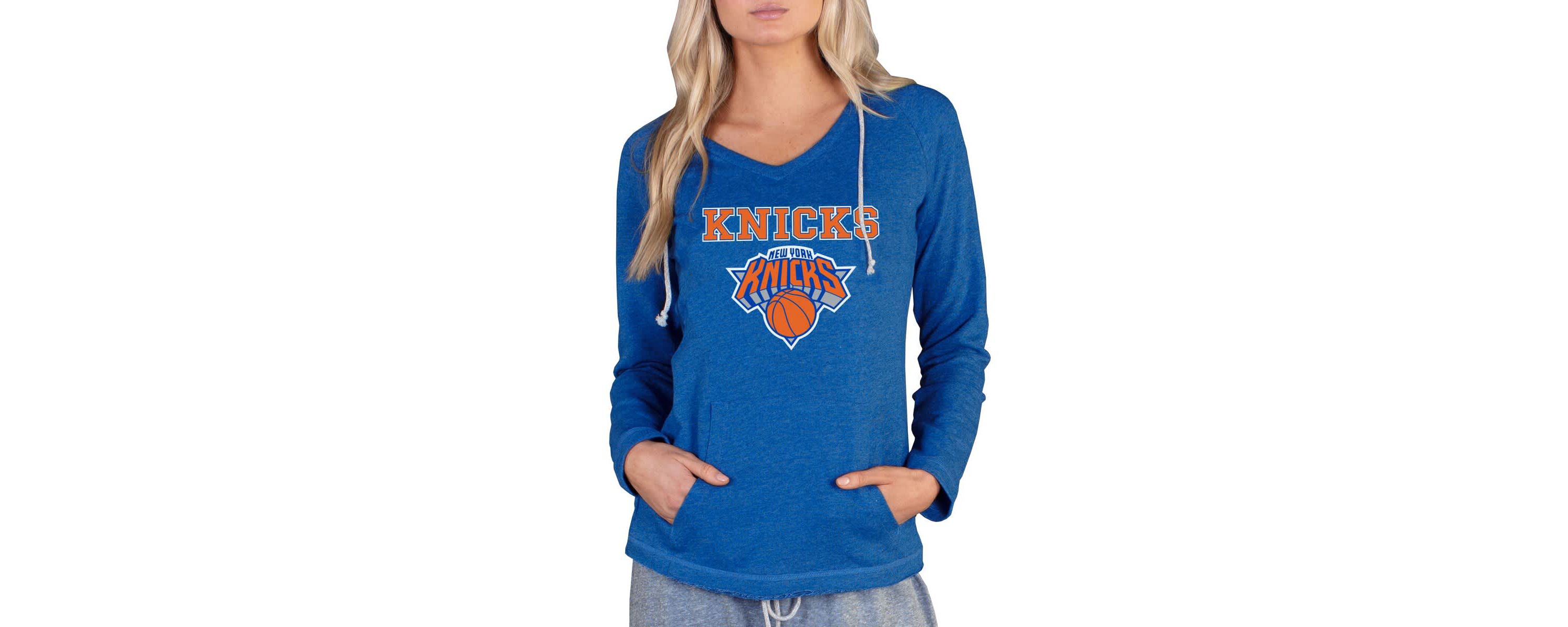 NBA New York Knicks Mainstream Terry Hooded Top