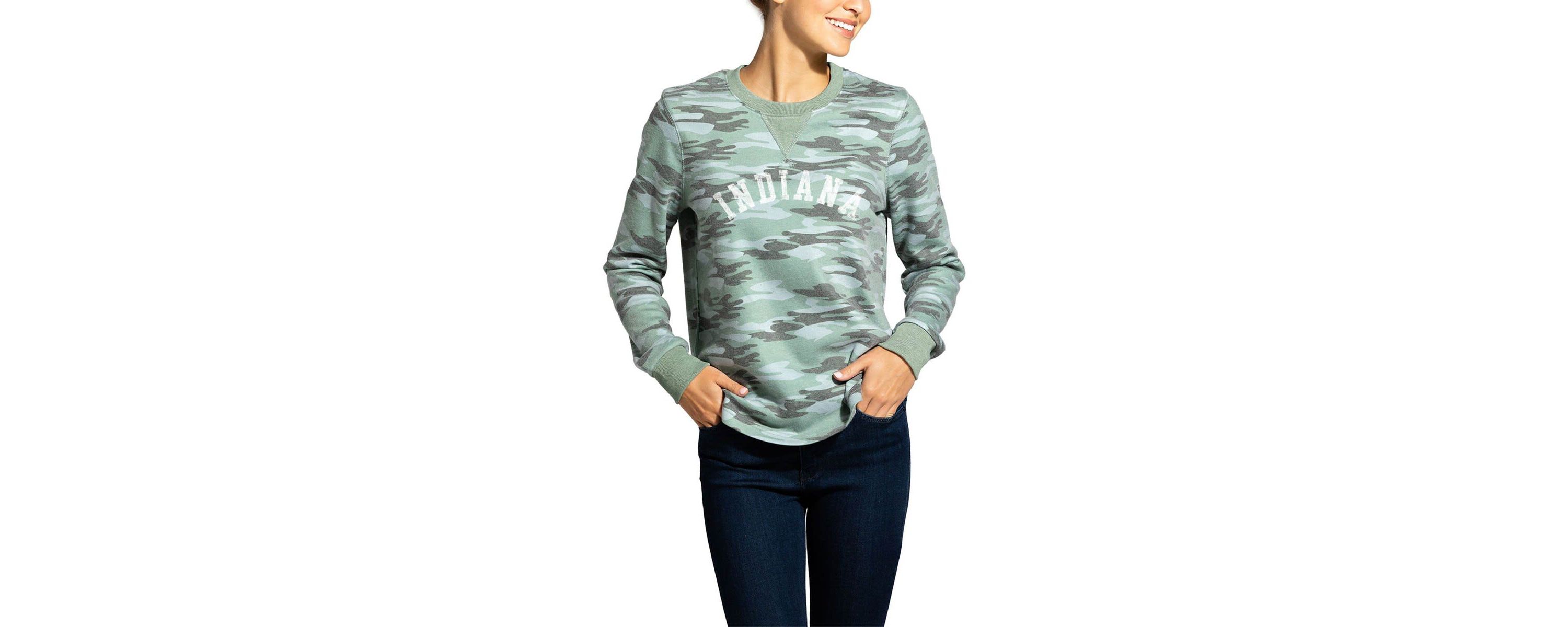 NCAA Indiana Hoosiers Comfy Pullover Sweatshirt