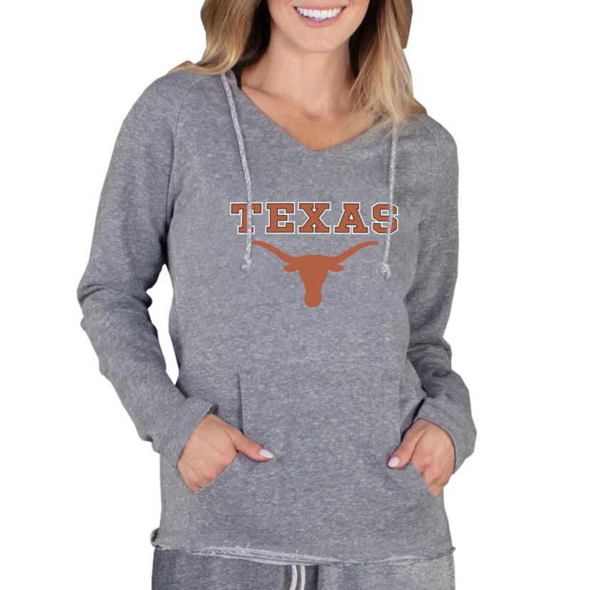 NCAA Texas Longhorns Mainstream Lightweight Terry Pullover Hoodie