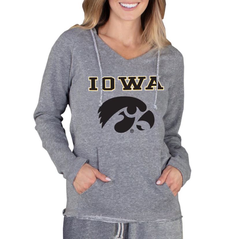 NCAA Iowa Hawkeyes Mainstream Lightweight Terry Pullover Hoodie