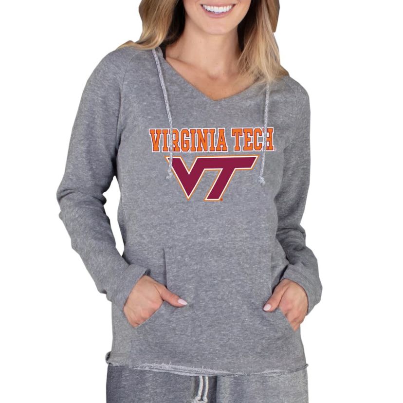 NCAA Virginia Tech Hokies Mainstream Lightweight Terry Pullover Hoodie