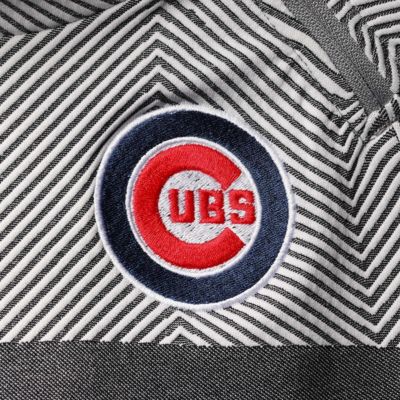 MLB Chicago Cubs Verse Asymmetrical Raglan Tri-Blend Quarter-Zip Jacket