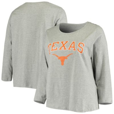 NCAA ed Texas Longhorns Plus Size Logo Long Sleeve T-Shirt