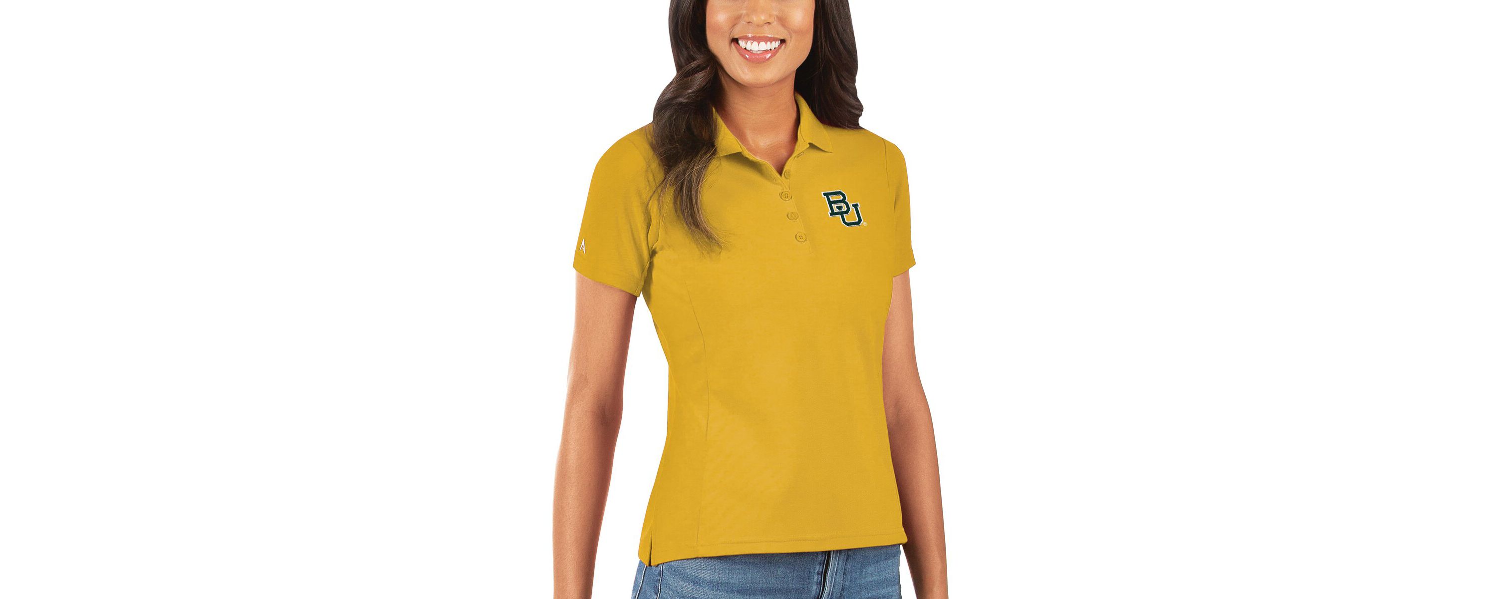NCAA Baylor Bears Legacy Pique Polo