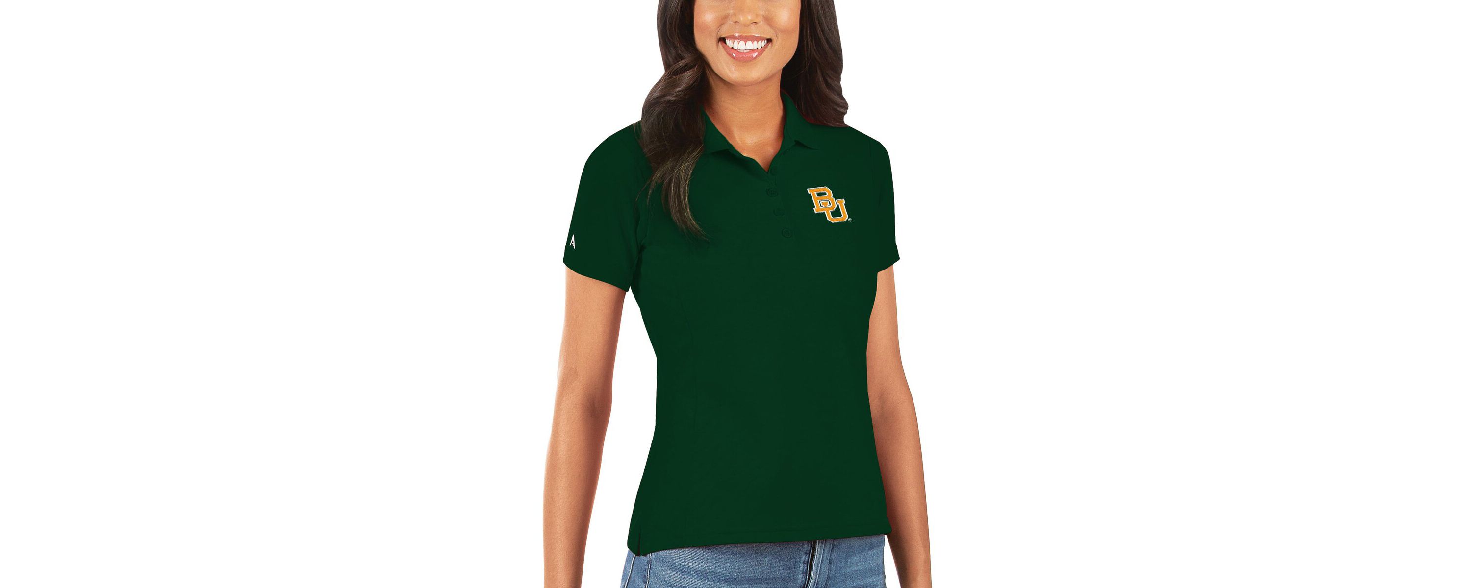 NCAA Baylor Bears Legacy Pique Polo