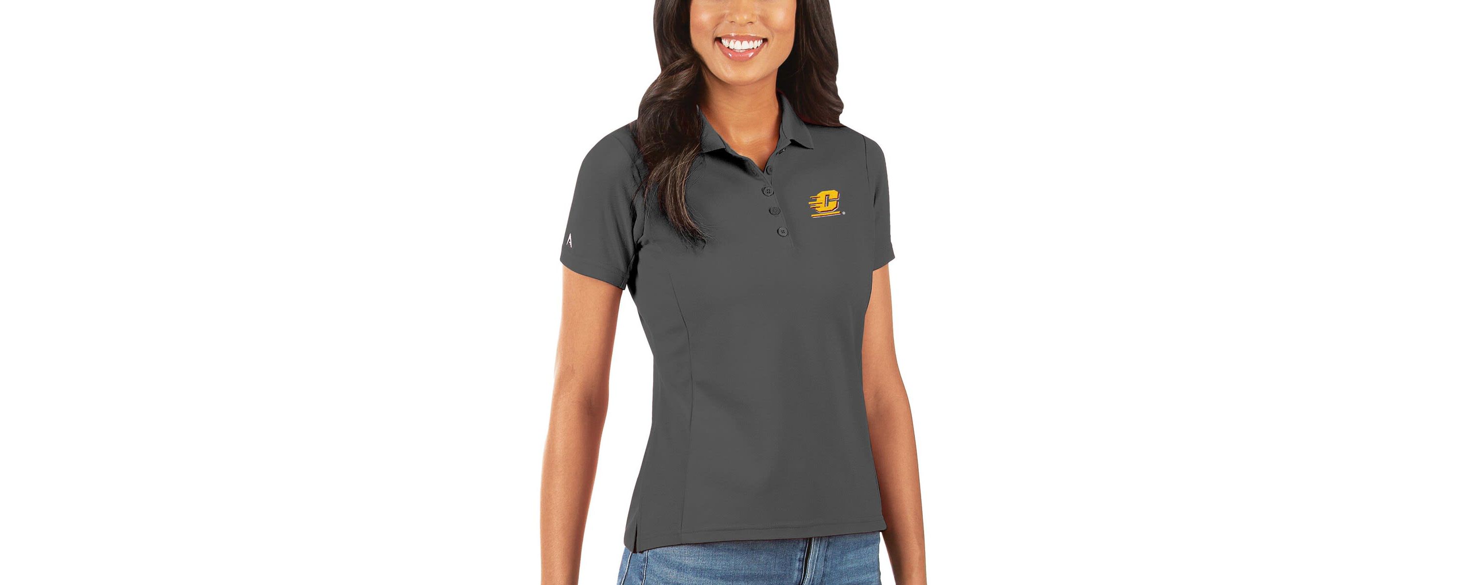 NCAA Central Michigan Chippewas Legacy Pique Polo