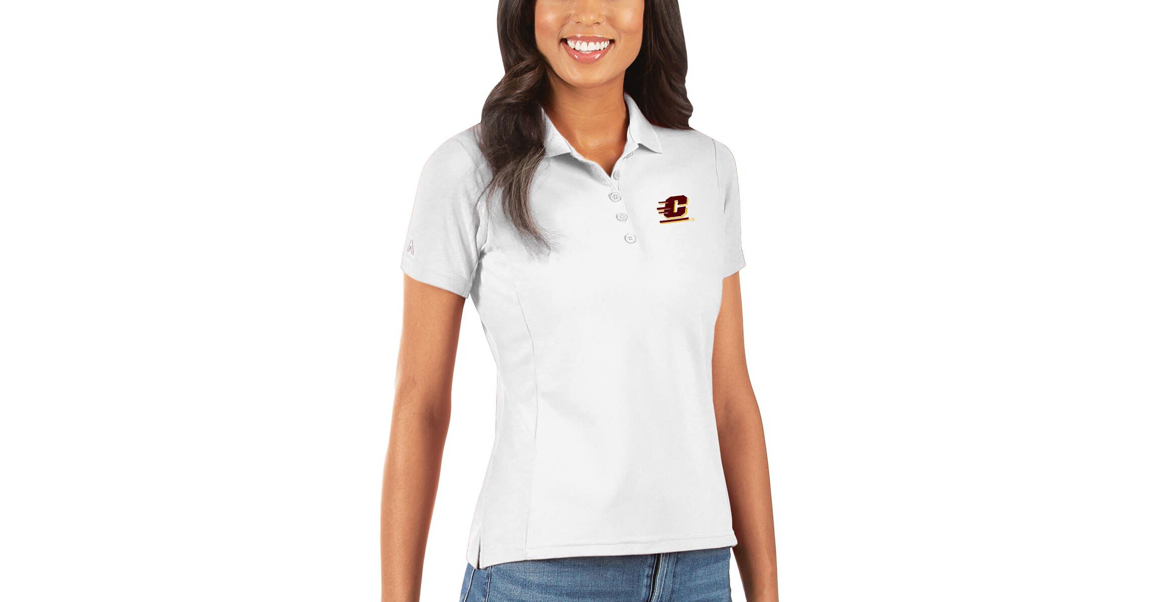 NCAA Central Michigan Chippewas Legacy Pique Polo