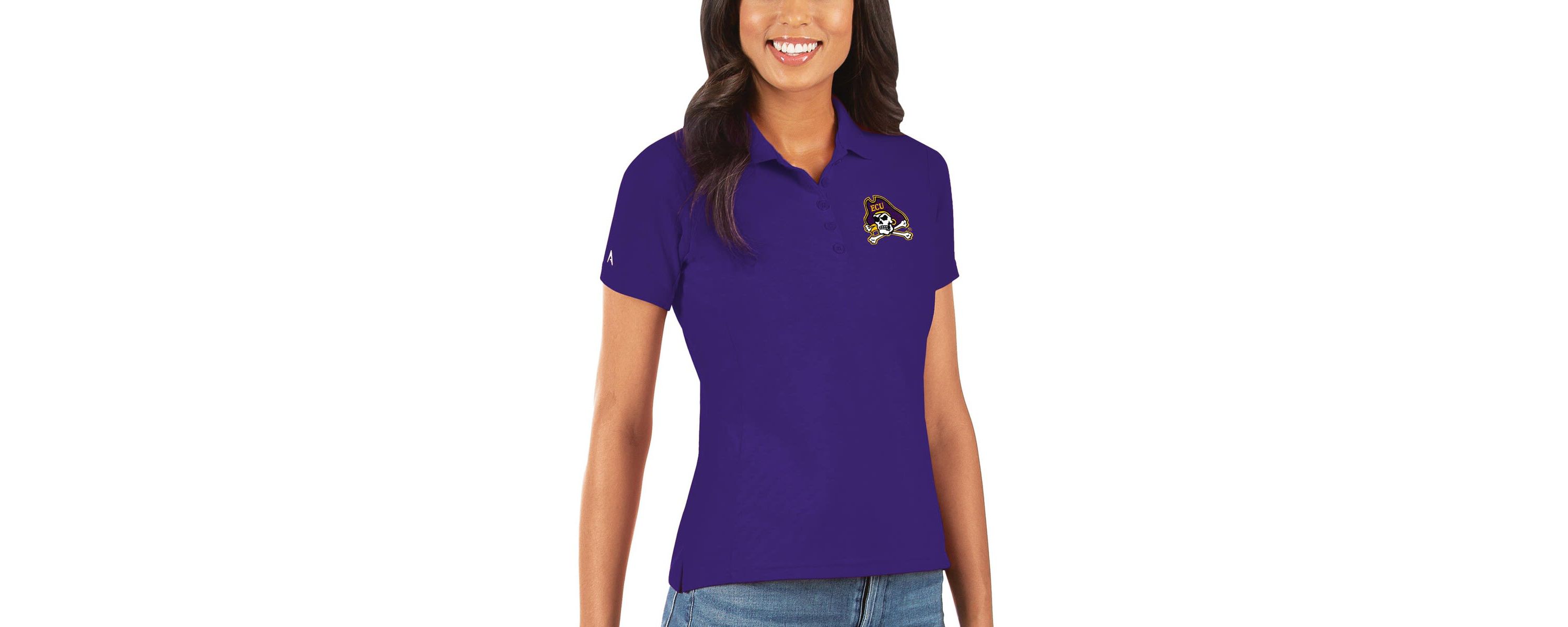 East Carolina Pirates NCAA ECU Pirates Legacy Pique Polo