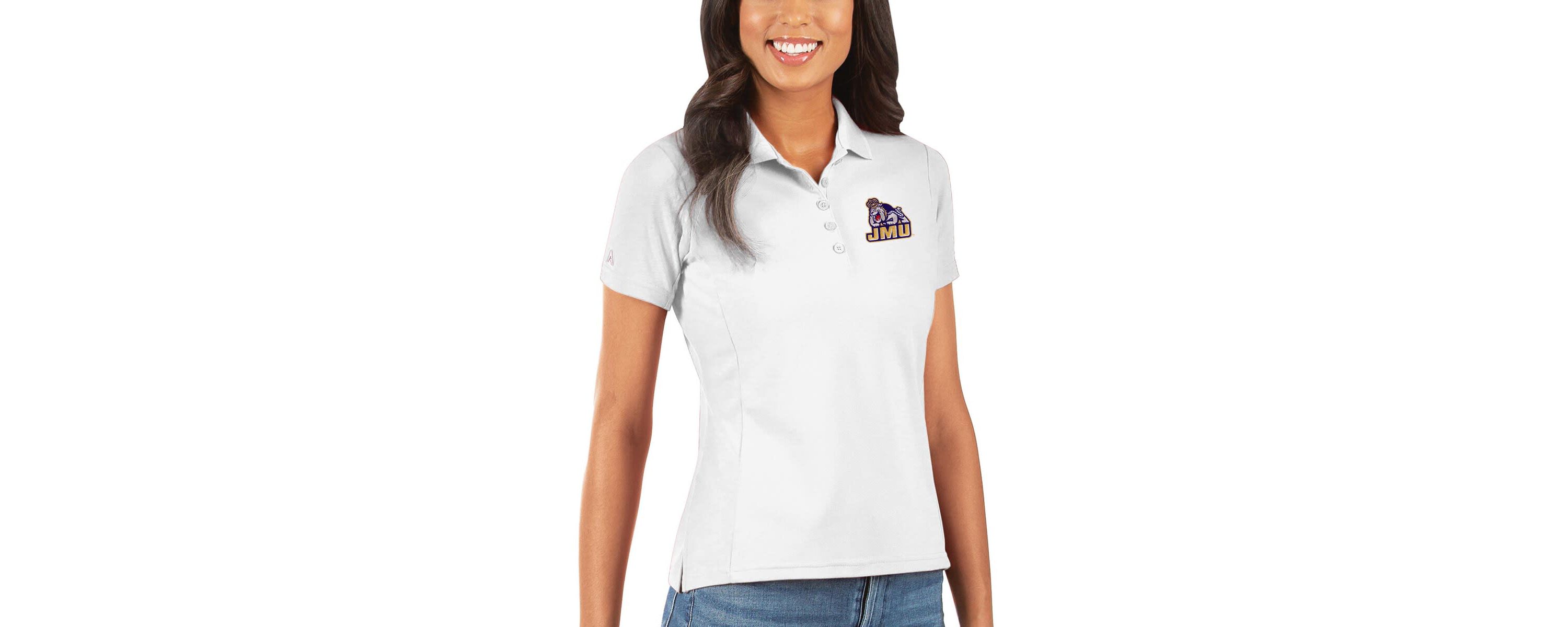 NCAA James Madison Dukes Legacy Pique Polo