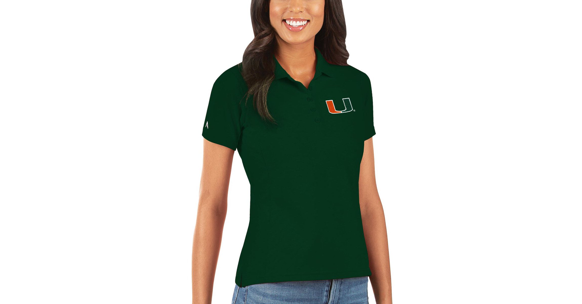 Miami (FL) Hurricanes NCAA Miami Hurricanes Legacy Pique Polo