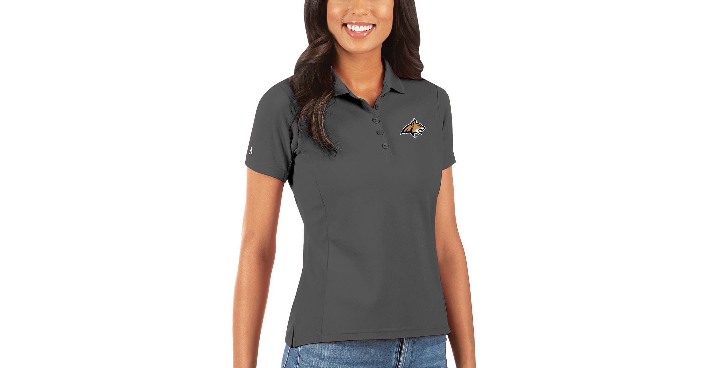 NCAA Montana State Bobcats Legacy Pique Polo