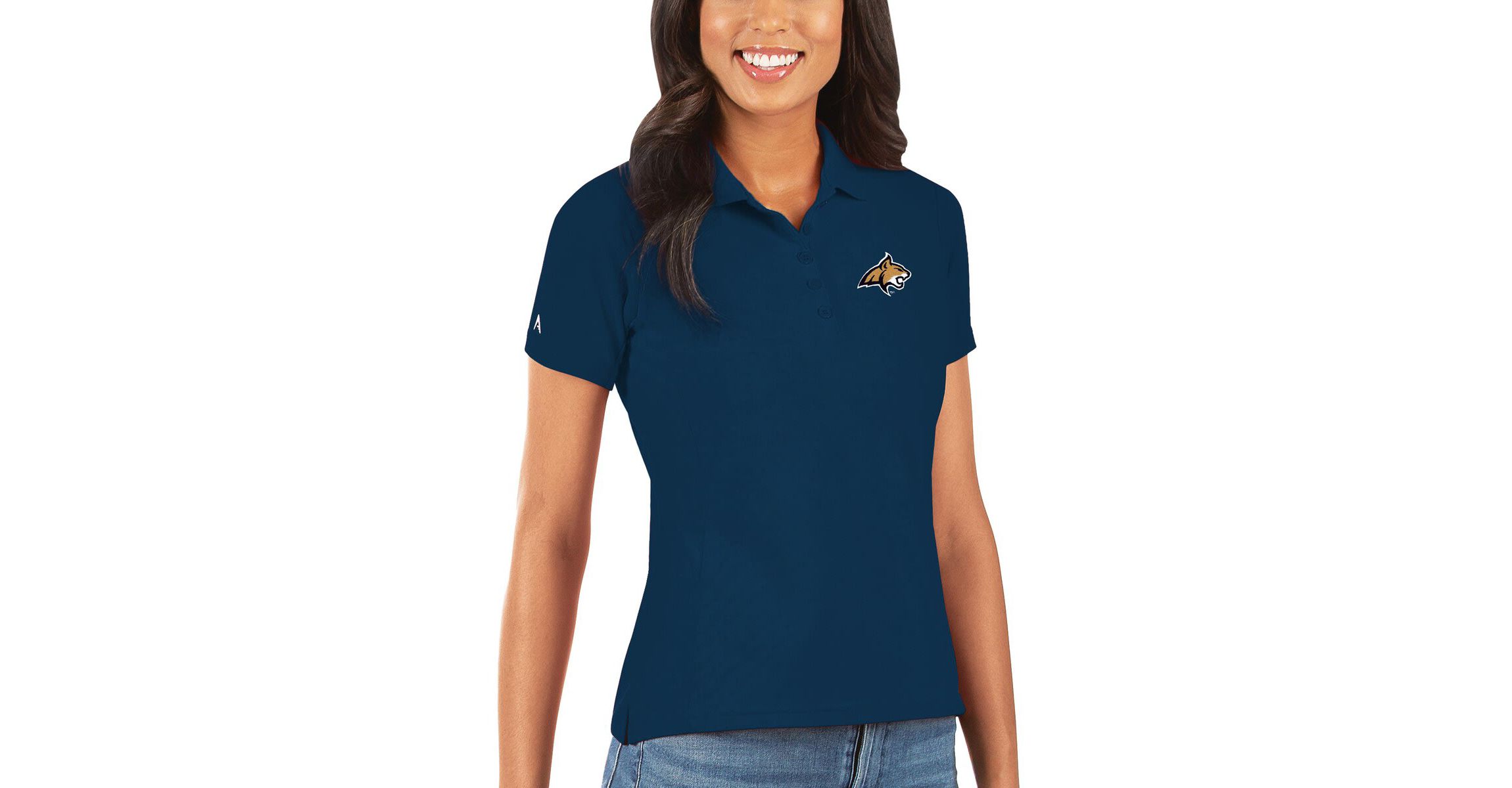 NCAA Montana State Bobcats Legacy Pique Polo
