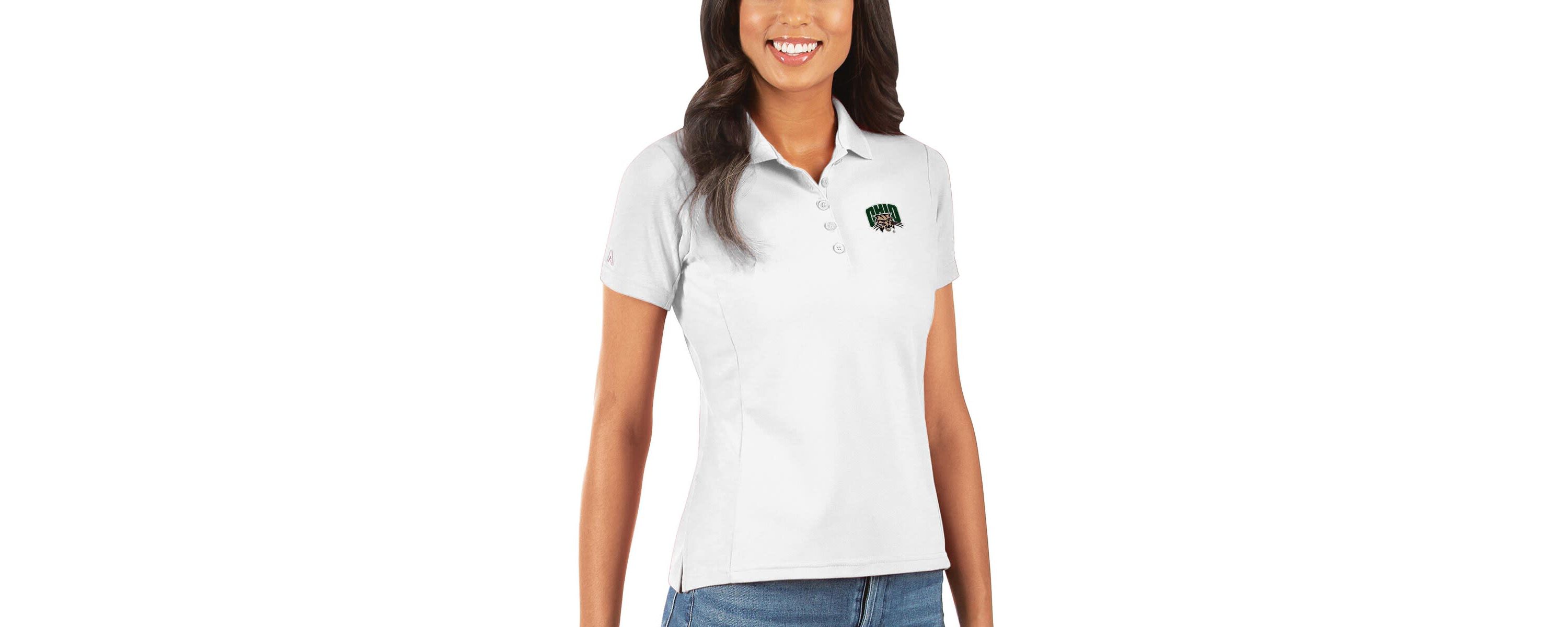 NCAA Ohio Bobcats Legacy Pique Polo