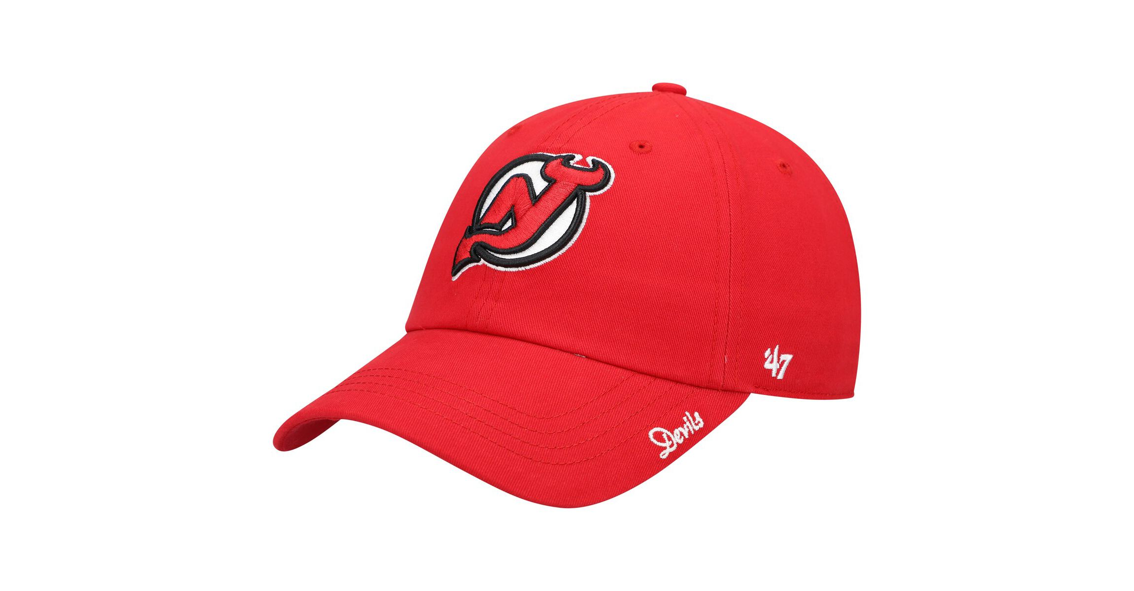 NHL New Jersey Devils Team Miata Clean Up Adjustable Hat