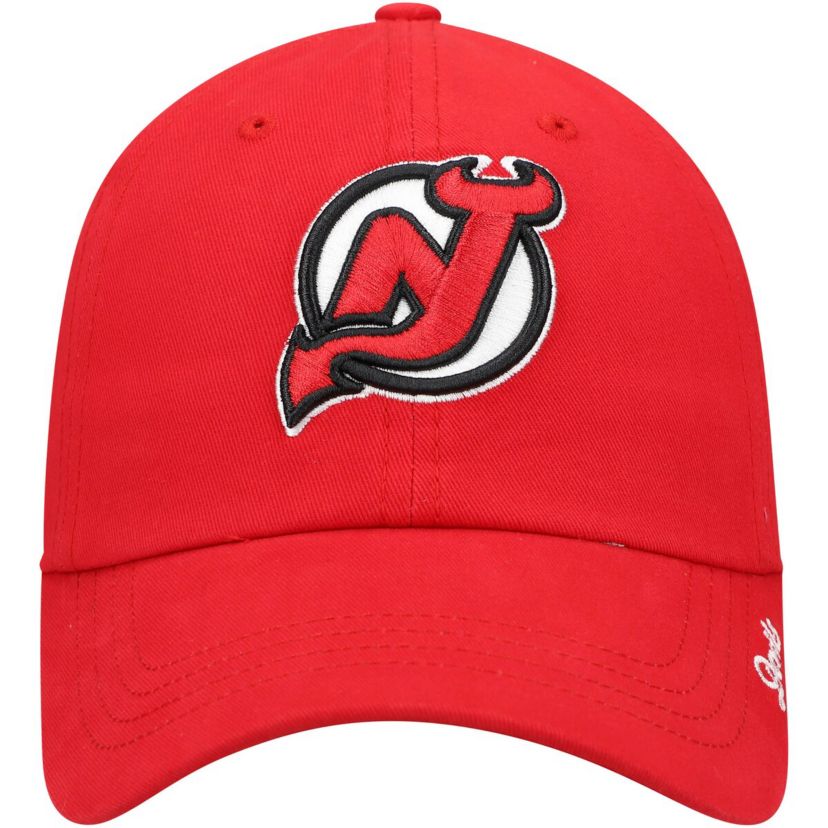 NHL New Jersey Devils Team Miata Clean Up Adjustable Hat