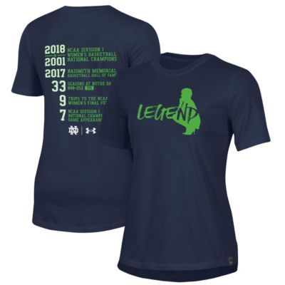 NCAA Under Armour Notre Dame Fighting Irish Muffet McGraw Legend T-Shirt