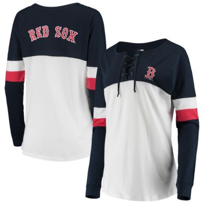 Boston Red Sox MLB Boston Sox Lace-Up Long Sleeve T-Shirt