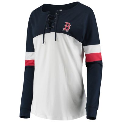 Boston Red Sox MLB Boston Sox Lace-Up Long Sleeve T-Shirt