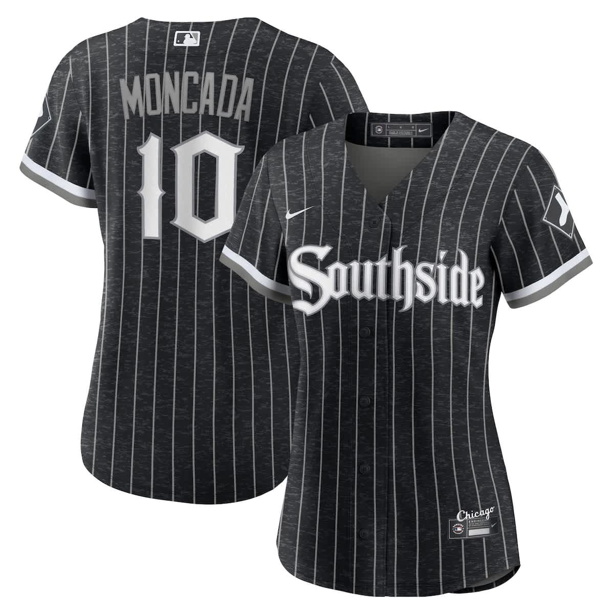 Chicago White Sox MLB Nike Yoan Moncada Chicago Sox City Connect Replica Player Jersey
