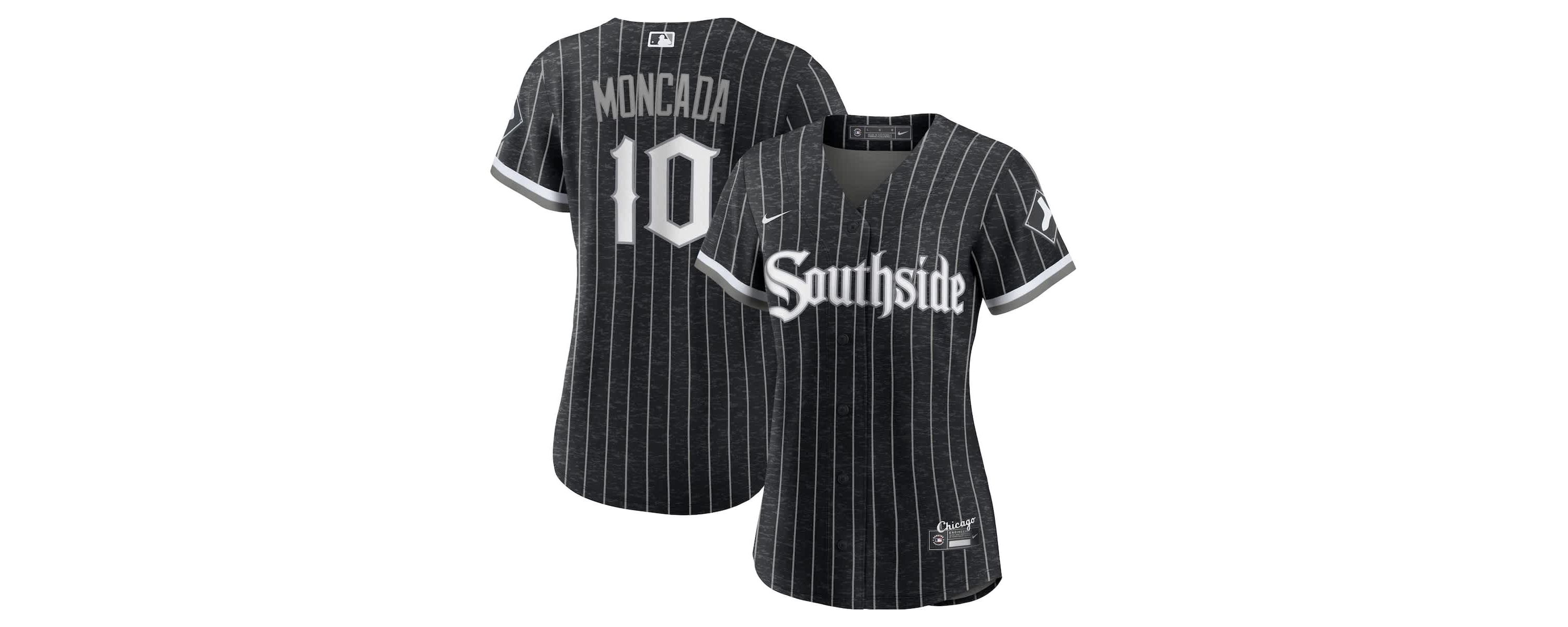 Chicago White Sox MLB Nike Yoan Moncada Chicago Sox City Connect Replica Player Jersey