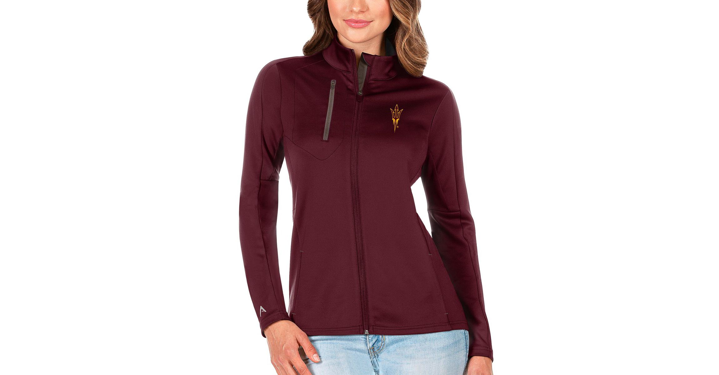 NCAA Maroon/Graphite Arizona State Sun Devils Generation Full-Zip Jacket
