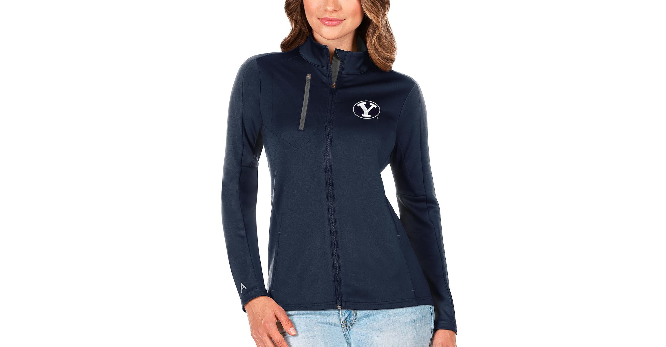 NCAA Navy/Graphite BYU Cougars Generation Full-Zip Jacket