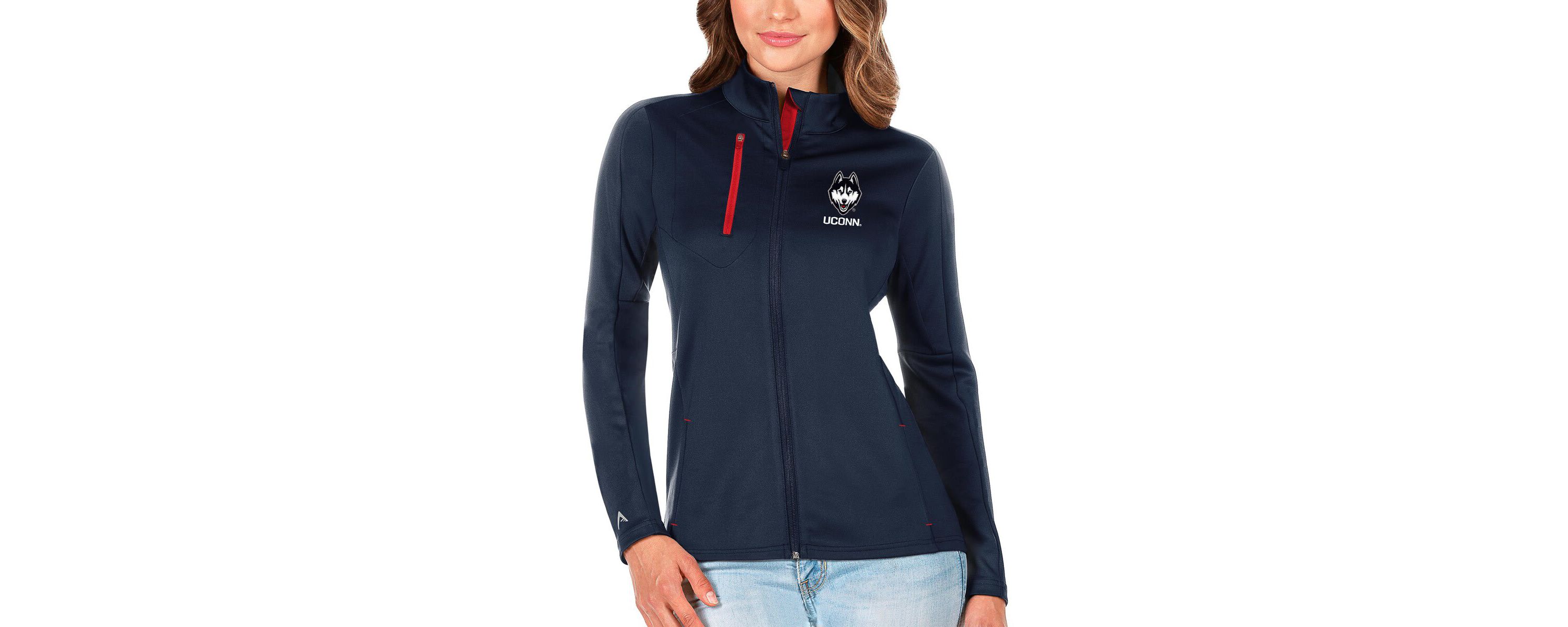 Connecticut Huskies NCAA Navy/Red UConn Huskies Generation Full-Zip Jacket