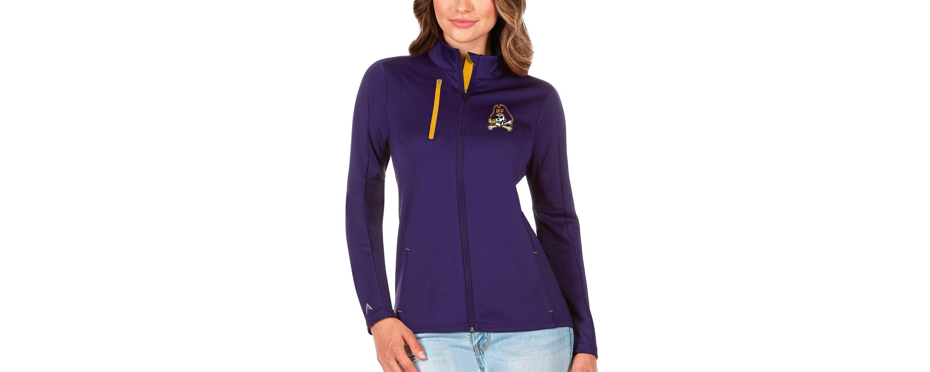 East Carolina Pirates NCAA Purple/Gold ECU Pirates Generation Full-Zip Jacket