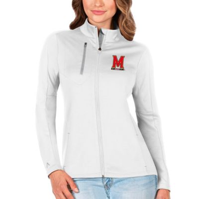 NCAA White/Silver Maryland Terrapins Generation Full-Zip Jacket