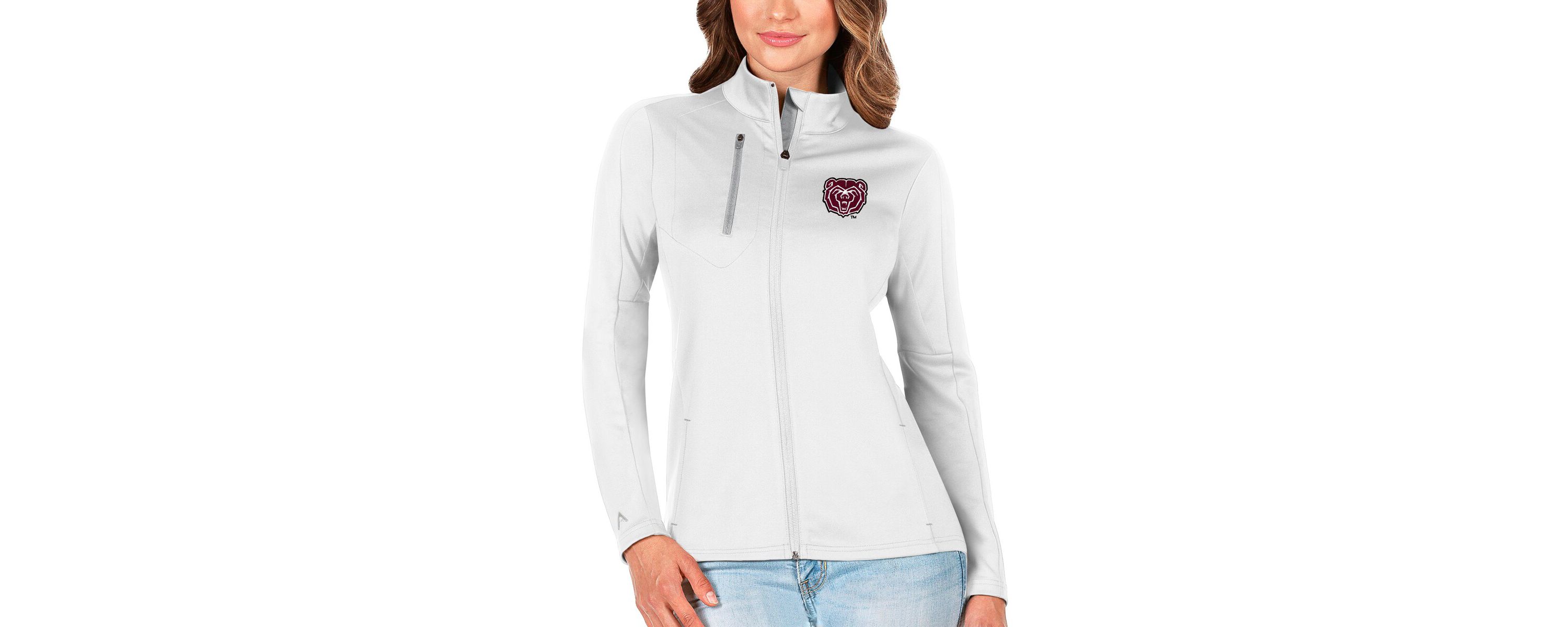 Missouri State Bears NCAA White/Silver Missouri State University Bears Generation Full-Zip Jacket