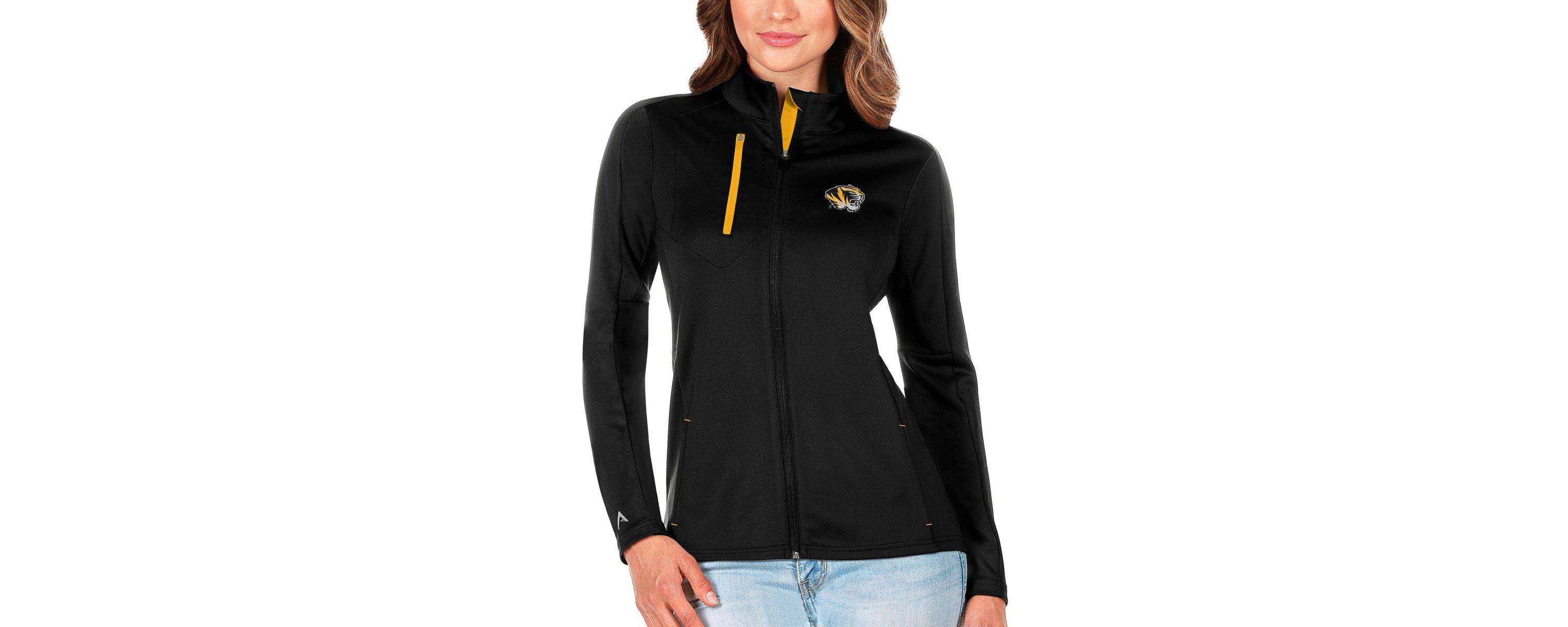 NCAA Black/Gold Missouri Tigers Generation Full-Zip Jacket