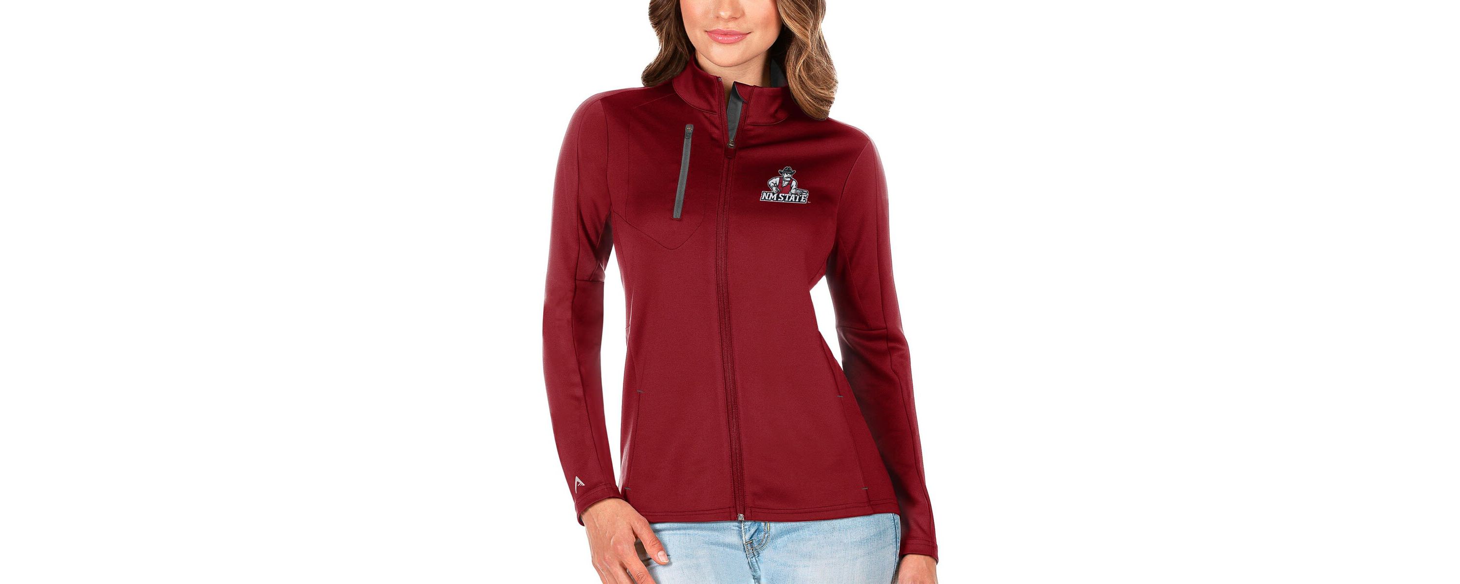 NCAA Crimson/Graphite New Mexico State Aggies Generation Full-Zip Jacket