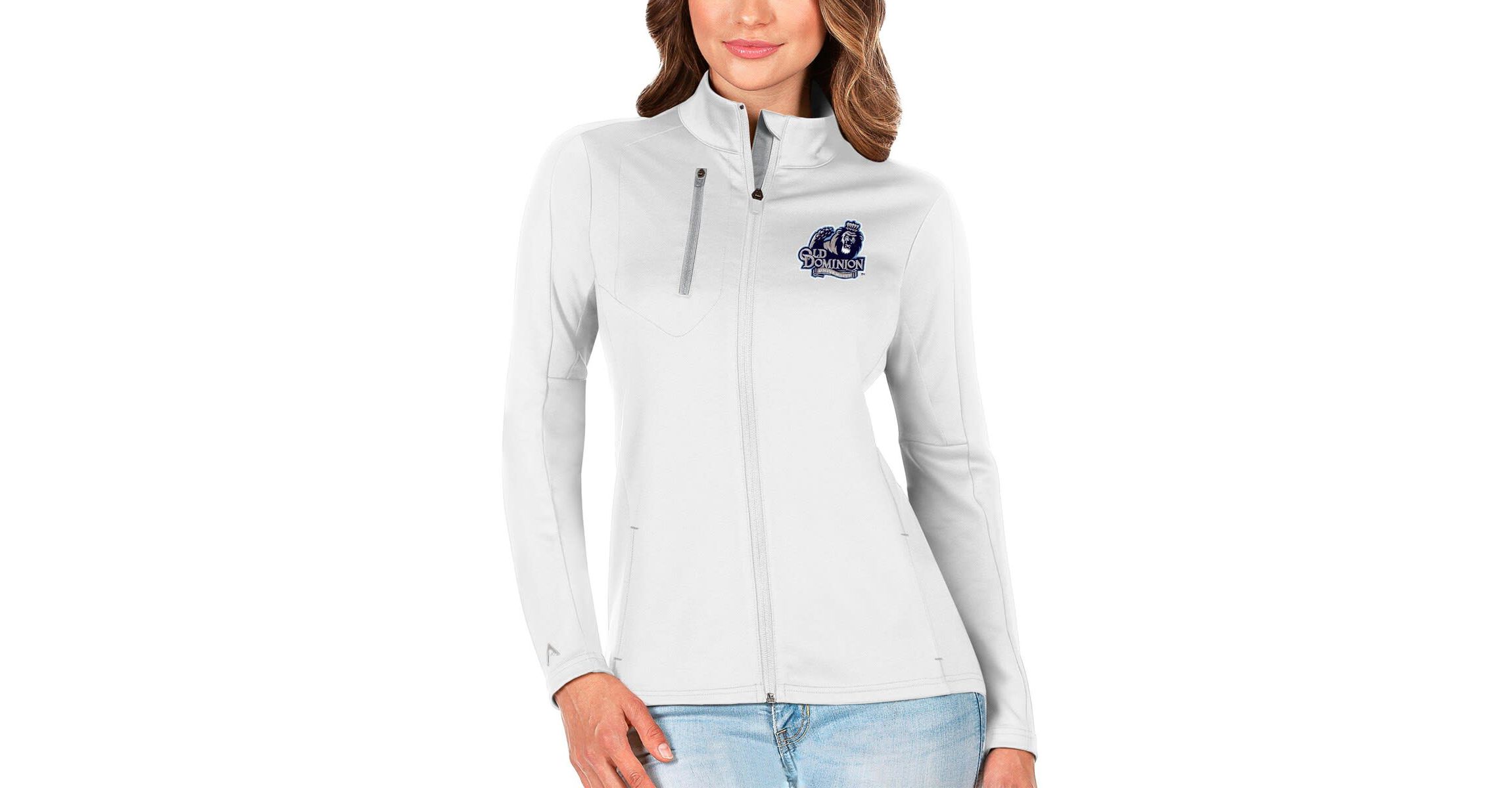 NCAA White/Silver Old Dominion Monarchs Generation Full-Zip Jacket