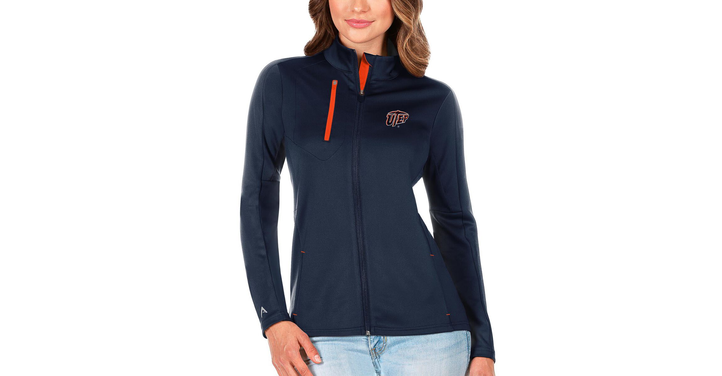 NCAA Navy/Orange UTEP Miners Generation Full-Zip Jacket