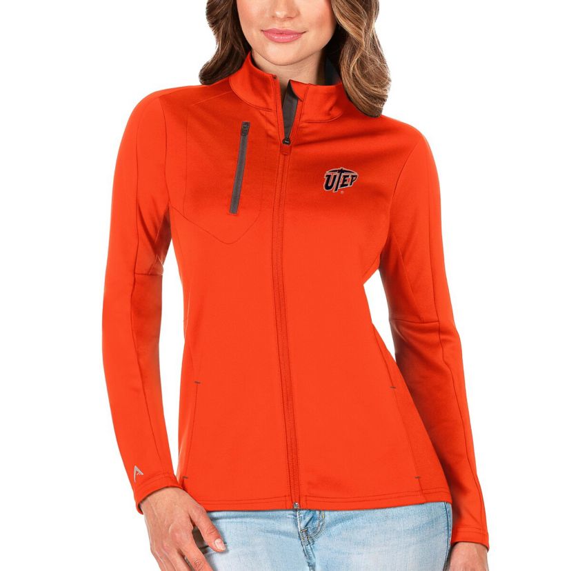 NCAA Orange/Graphite UTEP Miners Generation Full-Zip Jacket