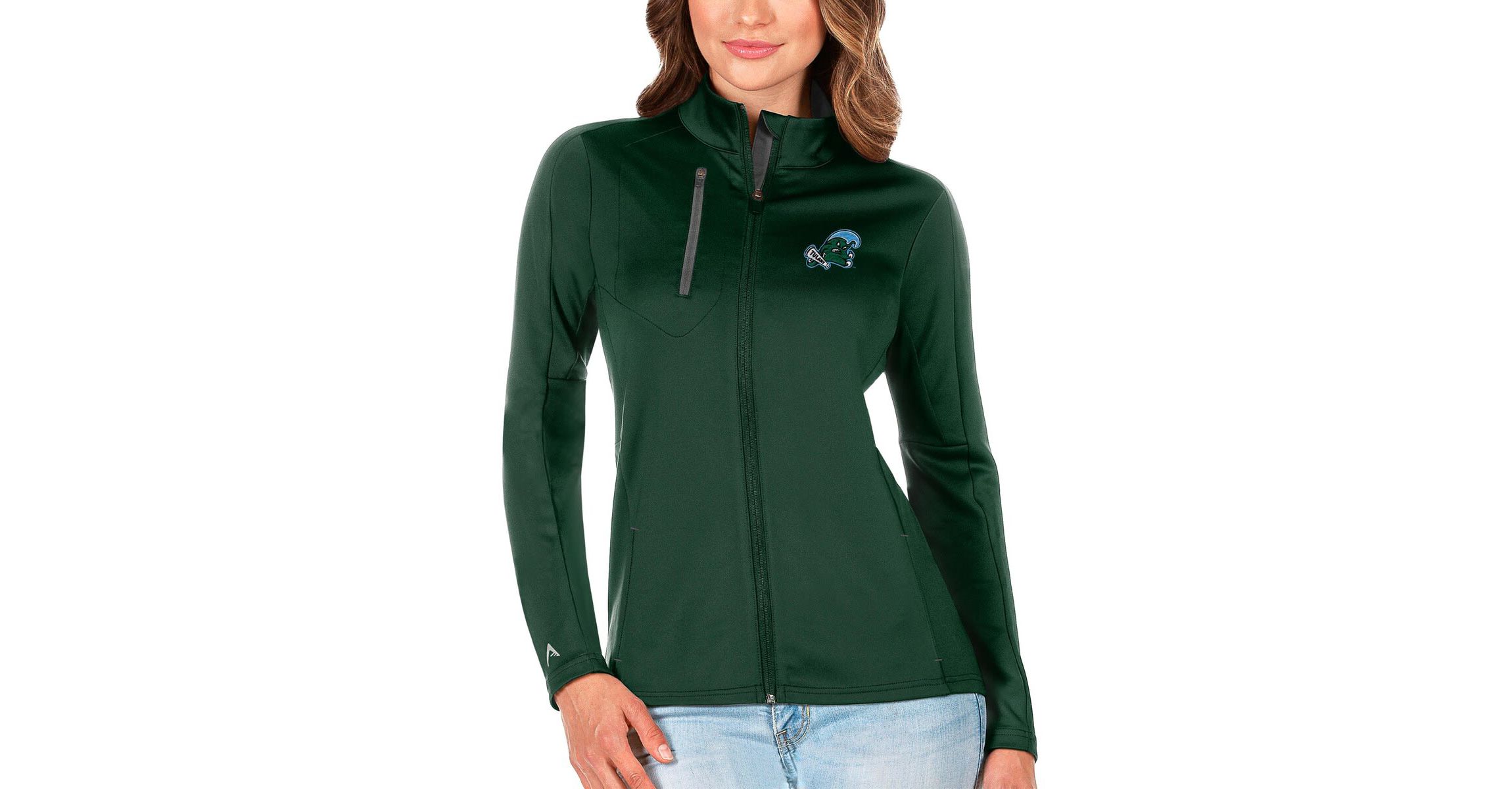 Tulane Green Wave NCAA Green/Graphite Tulane Wave Generation Full-Zip Jacket