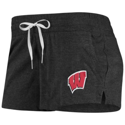 NCAA Under Armour Heathered Wisconsin Badgers Performance Cotton Shorts