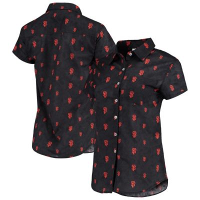 MLB San Francisco Giants Floral Button Up Shirt